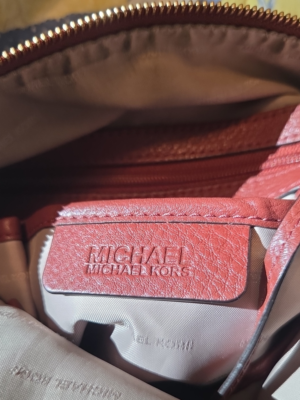 Michael Kors Brooklyn Leather Grommet Shoulder Bag - Picture 11 of 11